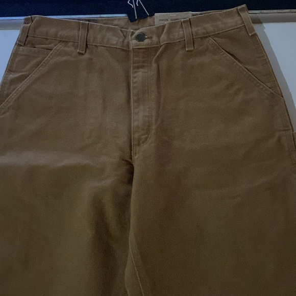 Carhartt Men’s Loose Original Fit Washed Duck Work Dungaree Carpenters Sz 34/32 - Picture 5 of 6